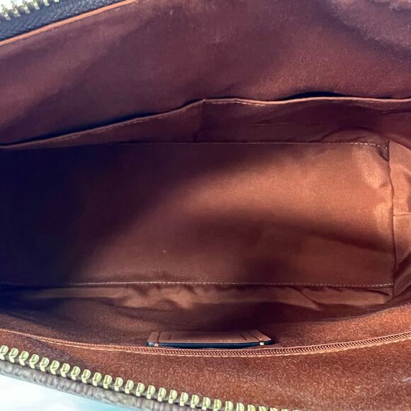 New Women’s Coach Gallery Tote Bag In Signature Canvas With Floral Print - Picture 8 of 12